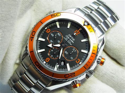 watches omega planet ocean|45mm omega planet ocean chronograph.